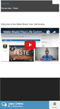 Mobile Screenshot of makemusicyourlife.com