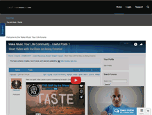 Tablet Screenshot of makemusicyourlife.com
